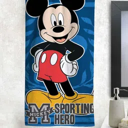Disney Kids Mickey Mouse Printed 350 GSM Bath Towel-image-99