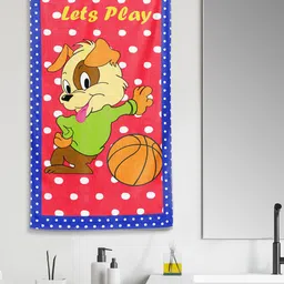 YK Kids Kids Football Cartoon Printed Extra Large Cotton Bath Towel in 300 GSM-image-21