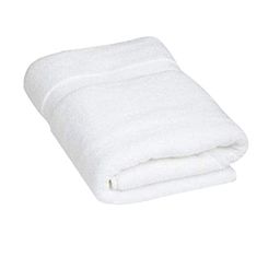 Kuber Industries White Cotton 400 GSM Bath Towel-6