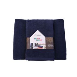 GOODMAN GLOBUS Navy Blue 1 Striped Cotton 600 GSM Bath Towel-image-88
