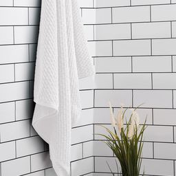 SPACES White Super Absorbent Soft Cotton 400 GSM Bath Towel-image-56