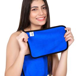 Softspun Microfiber Blue 4 Pieces 280 GSM Face Towel-50