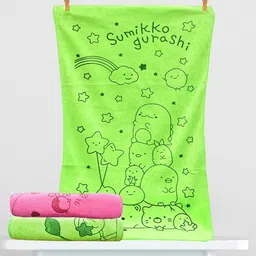 The Little Lookers Infants Kids Pack Of 2 Printed Bath Towels-image-17