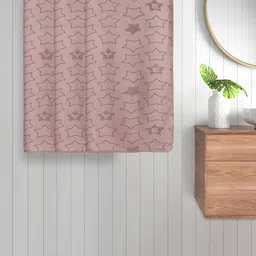 FABINALIV Beige  Kids 3 Pieces Geometric Printed Cotton 350 GSM Bath Towels-11