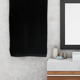 Kuber Industries Black 400 GSM Cotton Bath Towel-52