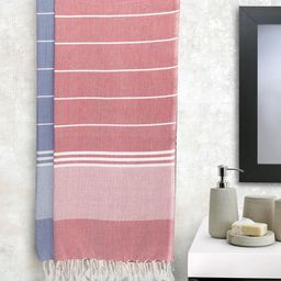 Arrabi Set Of 2 Striped Handwoven 210 GSM Cotton Bath Towels-59