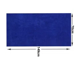 Kuber Industries Blue Set Of 3 Lightweight Soft Cotton Bath Towels image 5