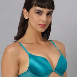 Soie Medium Coverage Underwired Lightly Padded Push Up Bra With All Day Comfort image 2