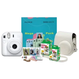 FUJIFILM Instax Mini 12 Mega Pack Instant Camera with 40 Shots (Clay White)-picture-8