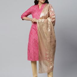 AURELIA Ethnic Motif Printed Chiffon Dupatta image 4