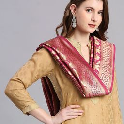 Dupatta Bazaar Woven Design Dupatta with Zari image 4