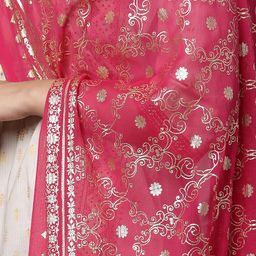 AURELIA Ethnic Motif Printed Chiffon Dupatta image 5