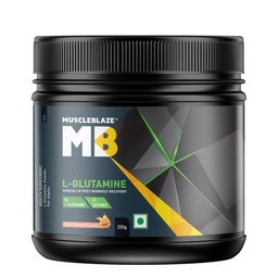 MuscleBlaze L-Glutamine,  0.55 lb  Fruit Punch -17