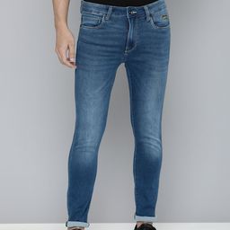 Flying Machine Men Blue Micheal Slim Fit Light Fade Stretchable Jeans-image-91