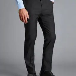 Men Wool Suit Trousers-image-26