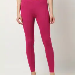 Ankle-Length Leggings with Elasticated Waist-image-12