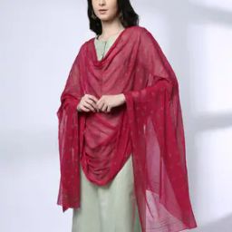 Women Printed Chiffon Dupatta-43