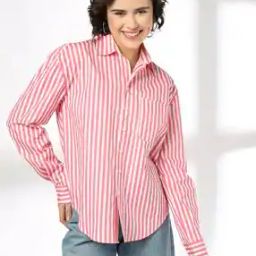 Women Striped Oversized Fit Shirt-image-23