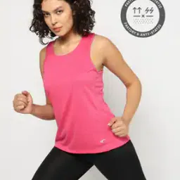 Women Regular Fit Round-Neck Running Tank T-Shirt-image-45