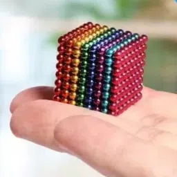 QUALITY 216 Pcs Ball Toys for Kids - Educational STEM Learning Game Multipurpose Office Magnets, Photo Gallery Magnets, Door Magnet Pack of 1-image-43