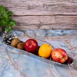 Gibox Alpine Long Serving Platter Server with Stand Dish For Kitchen Office Dinner Table Top D cor Accent-picture-3