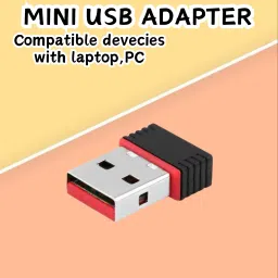 GUGGU (Wi-Fi Receiver) with Multi-Device Connectivity For All Pc System and LaptopI147 USB Adapter-image-68
