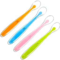 Baby Weaning Spoon | Feeding Silicone Spoon Set for Kids & Babies (Pack of 4) - Silicone-3