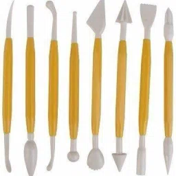 Plastic Carving Double Heads Pottery Clay Tool Set - 8 pc-picture-19