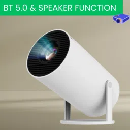 FRONY Mini HD Projector for Home 4KSupport With Built-in App Netflix/Prime/YouTubeQ160 (4500 lm / 1 Speaker / Wireless / Remote Controller) Portable Projector-image-63