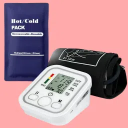 Balson AK-555 Digital Blood Pressure Monitor with Adjustable Comfort Cuff & Multipurpose Cold Gel Pack for Pain Relief I Bp Monitor-23