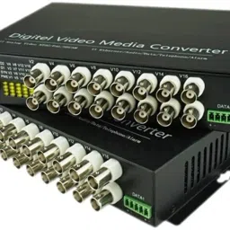 RAMEX 16 Channel CCTV BNC to Fiber Media Converter Audio/Video 20KM 1 Ports 1000 Mbps Network Switch-image-61
