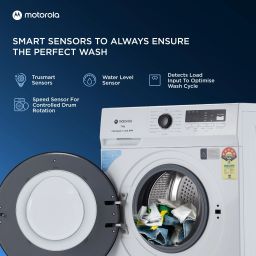 motorola 7 kg 5 Star Rating Garment Sterilization Fully Automatic Front Load with In-built Heater White image 2