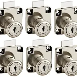 Steel Kiwi Multipurpose Lock 40X40 Cylinder 20mm Silver 6 pcs Rev-A-Lock Cabinet Security System-2