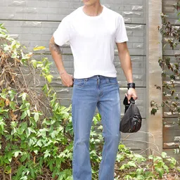 Thomas Scott Men Smart Bootcut Light Fade Stretchable Jeans image 5