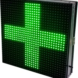 Led Scrolling Medical plus sign both side with wifi LED Display-image-60