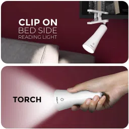 xech Multifunctional Table Lamp with Clamp & Stick Attachment & Rechargeable Battery Table Lamp image 3