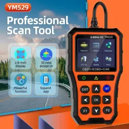 DANLITE- BS6 BIKE SCANNING SCANNER V529 OBD II/E OBD + CAN OBD Reader-image-4