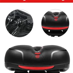 nsv Comfortable Wide Seat Cushion with Dual Shock Absorbing and Memory Foam Saddle image 4