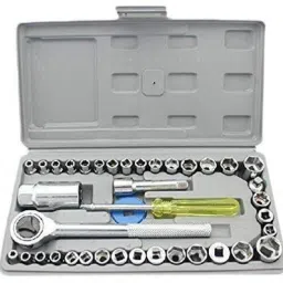 Multipurpose Metal Screwdriver Socket Set and Bit Tool Kit Set Jackly Combination Wrench Tool for Home, Car, Bike -40 Pieces Standard Screwdriver Set-16