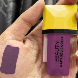 Adbeni Beauty Set Of 6 Matte Liquid Color Lipstick - 3ml Each - Shade-B image 4
