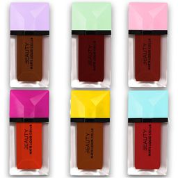 Adbeni Set Of 6 Beauty Matte Liquid Color Lipstick - 3ml Each - Shade-D-18