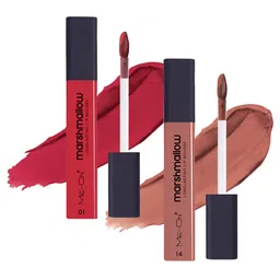 ME-ON Marshmallow 2Pcs Long Lasting Lip Mousse - 6ml Each- 01 & Cocoa Sin-picture-45