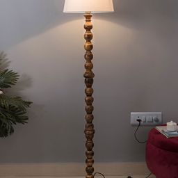 Homesake Brown Solid Classic Sphere Ball Antique Club Lamp-41