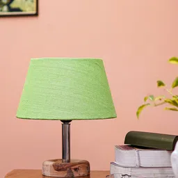 Pinecraft INTERNATIONAL Brown & Green Edra Table Lamp with Shade-34