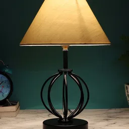 Devansh Abstract Shape Iron Table Lamps With Shade image 2
