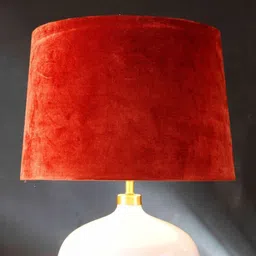Grated Ginger Rust Solid Handcrafted Table Lamp image 4