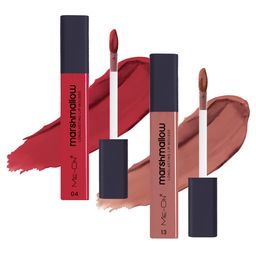 ME-ON Set Of 2 Marshmallow Longwear Lip Mousse 6ml Each - Scarlett Red 04 & Nude Nuance 13-picture-28