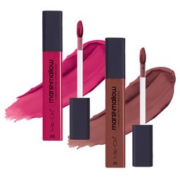 ME-ON Set Of 2 Marshmallow Long Lasting Lip Mousse -6ml Each - Fuchsia 06-Peach Mojito 10-picture-46