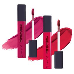 ME-ON Set Of 2 Marshmallow Long Lasting Lip Mousse -6ml Each - Fuchsia 06-Raspberry 07-16