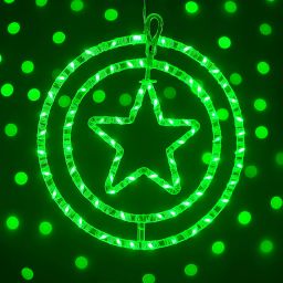 50 LEDs 0.3 m Green Flickering Star Rice Lights-22